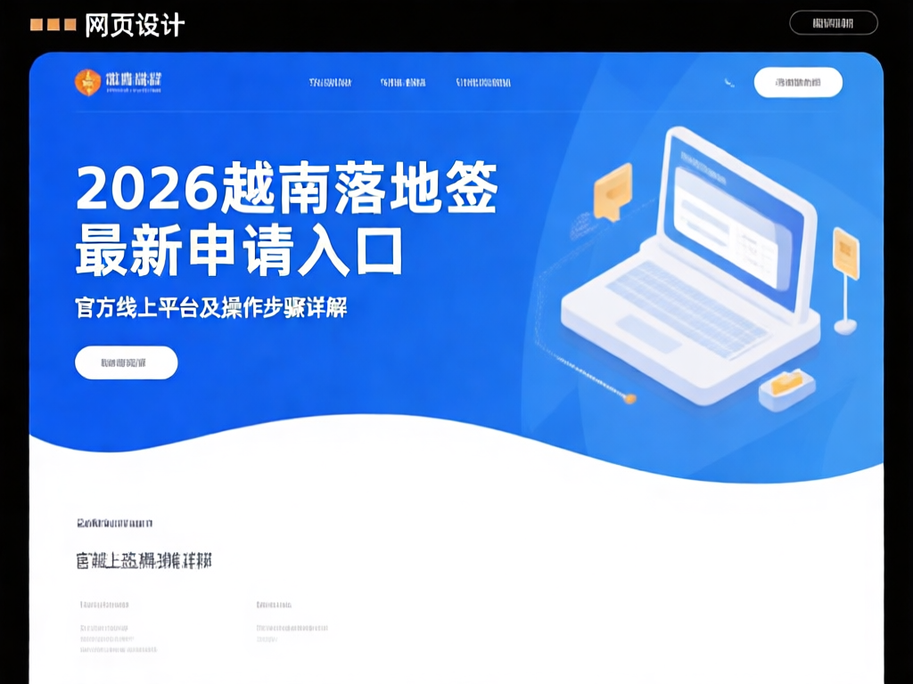 越南落地签示例