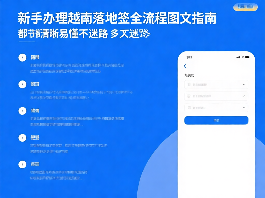 越南落地签材料准备