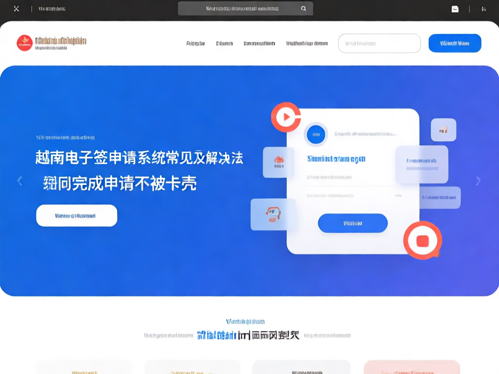 越南签证办理步骤3