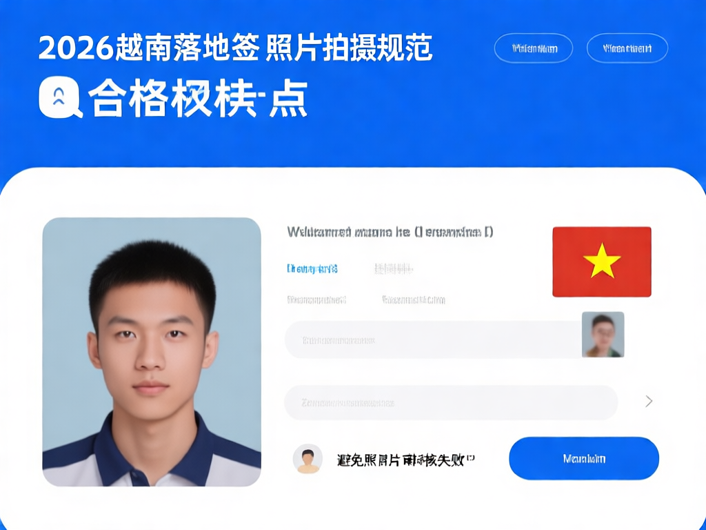 Ảnh visa không đạt chuẩn Việt Nam