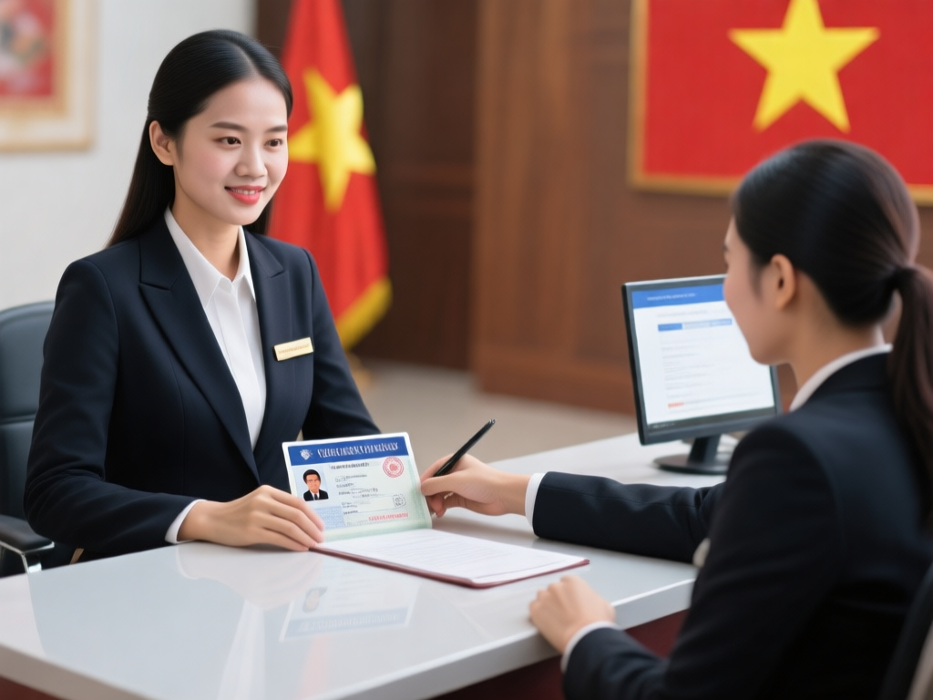 越南签证面签着装示范