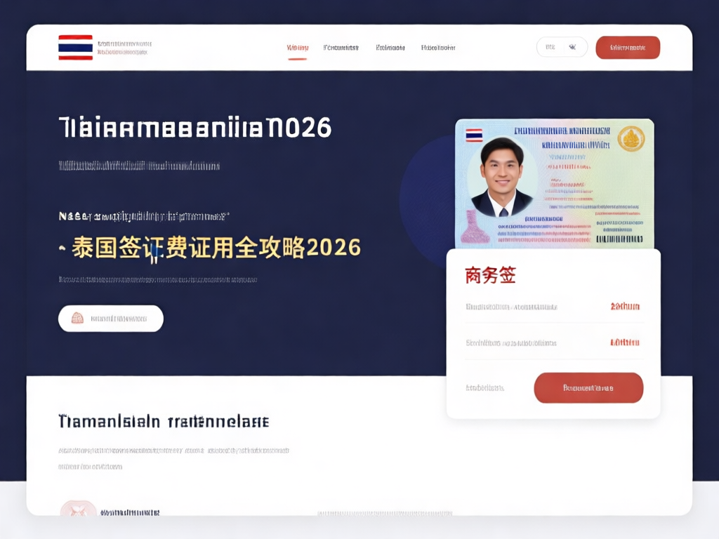 泰国商务签证